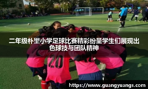 二年级朴里小学足球比赛精彩纷呈学生们展现出色球技与团队精神