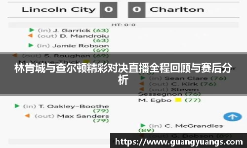 林肯城与查尔顿精彩对决直播全程回顾与赛后分析