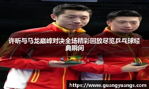 许昕与马龙巅峰对决全场精彩回放尽览乒乓球经典瞬间