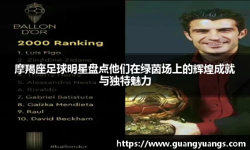 摩羯座足球明星盘点他们在绿茵场上的辉煌成就与独特魅力